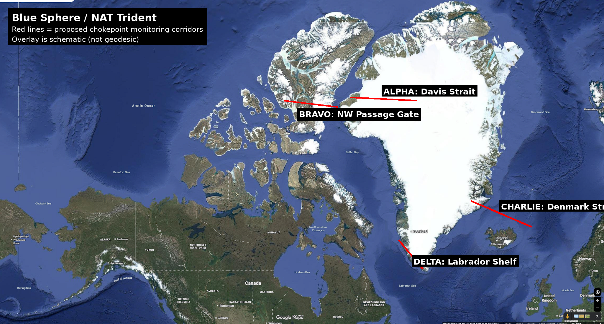 Arctic Route Map